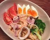 海老といかの明太子パスタサラダ作り方13写真