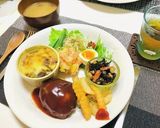 ハンバーグワンプレートメニュー焼きカレー作り方8写真