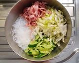 白菜と春雨のサラダ作り方1写真