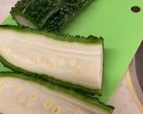 糖質オフ☆ゴーヤと蒟蒻素麺チャンプルー♪作り方1写真