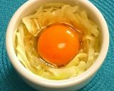 キャベツの巣籠もり玉子(焼肉味)作り方2写真