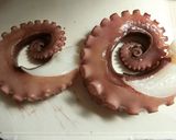 材料3つ★タコのやわらかめんつゆ煮作り方1写真