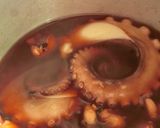 材料3つ★タコのやわらかめんつゆ煮作り方3写真