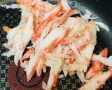 カニカマボコの玉子焼＆ベビーリーフサラダ作り方1写真