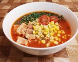 濃厚野菜ジュースdeチーズ味噌ラーメン作り方3写真