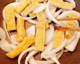 油揚げと玉ねぎの卵とじ（きつね丼の具）作り方4写真