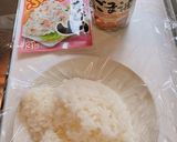 おむすび山たらことごま油のおにぎり作り方1写真