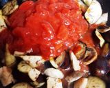なすと鶏肉のトマト煮込み作り方5写真