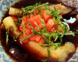 トマトたっぷりナスのレンジ蒸し作り方6写真