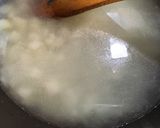 れんこんとホロホロ豆腐のホット味噌汁作り方3写真