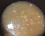 れんこんとホロホロ豆腐のホット味噌汁作り方4写真