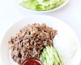 レタス巻いて【焼肉のコチュだれレタス巻き作り方3写真