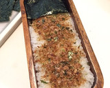 牛肉ときのこの炒め煮弁当　詰め方作り方1写真