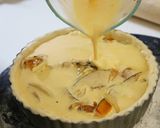 カボチャとキノコの厚焼きキッシュ作り方7写真