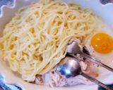 楽々！茹でて絡めるだけの絶品カルボナーラ作り方3写真