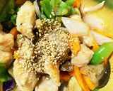 レンジ胸肉なすピリ辛生姜焼き風青椒肉絲風作り方19写真