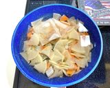 とろとろで絶品！野菜たっぷりの団子汁。作り方3写真