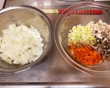 幼児用取り分け！野菜たっぷりキーマカレー作り方1写真