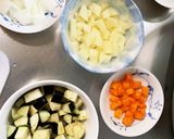 レンジトリプルトマト&豚こまのせドーム蒸作り方3写真