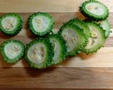 ゴーヤの鯖缶詰め焼き作り方1写真