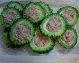ゴーヤの鯖缶詰め焼き作り方4写真
