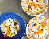 全てレンジ温野菜卵梅味噌味チャンプル作り方7写真