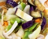 全てレンジ温野菜卵梅味噌味チャンプル作り方18写真