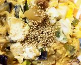 全てレンジ温野菜卵梅味噌味チャンプル作り方25写真