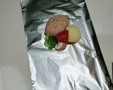 簡単ハンバーグ★包み焼き★チーズイン作り方7写真