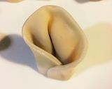 カスタードと胡麻餡のスイーツ餃子作り方5写真