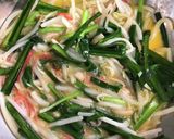 カニカマ入りニラ玉作り方3写真