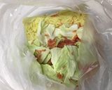 レンチン☆桜エビ、キャベツの塩焼きそば作り方1写真