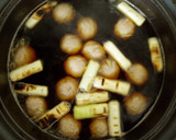 ヘルシー！合鴨とつみれの焼きねぎ鍋！作り方5写真