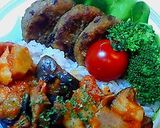 お弁当に☆じゃがいも焼きハンバーグ風作り方8写真
