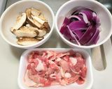 フライパンで簡単◎温泉卵で開花丼・他人丼作り方1写真