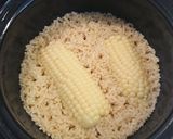 簡単!土鍋で旬のとうもろこし玄米ご飯★作り方3写真