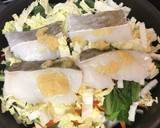簡単楽ちん！たらと江戸菜の酒蒸し作り方4写真