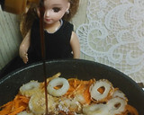 リカちゃん♡人参とちくわとひじきの煮物ꕤ作り方8写真