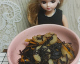 リカちゃん♡人参とちくわとひじきの煮物ꕤ作り方11写真