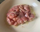 鶏もも肉のタルタル甘辛バター醤油作り方1写真