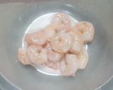 茹でもやしのエビチリソースがけ作り方3写真