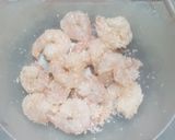 茹でもやしのエビチリソースがけ作り方4写真