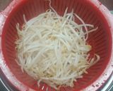茹でもやしのエビチリソースがけ作り方7写真