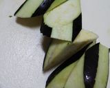 大量なすと大葉の甘辛煮作り方1写真