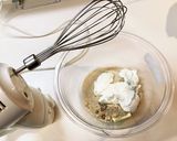 生クリームなし♪バスク風抹茶チーズケーキ作り方3写真