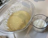 生クリームなし♪バスク風抹茶チーズケーキ作り方4写真