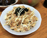 のり弁風！柔らか卵のシーチキン丼作り方5写真