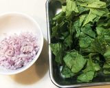 サーモンとほうれん草のクリームパスタ作り方1写真