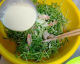 軽い食感が旨い！豆苗と小海老のかき揚げ作り方6写真