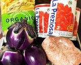 ナスと挽肉のパスタ☆まろやかトマト味作り方1写真